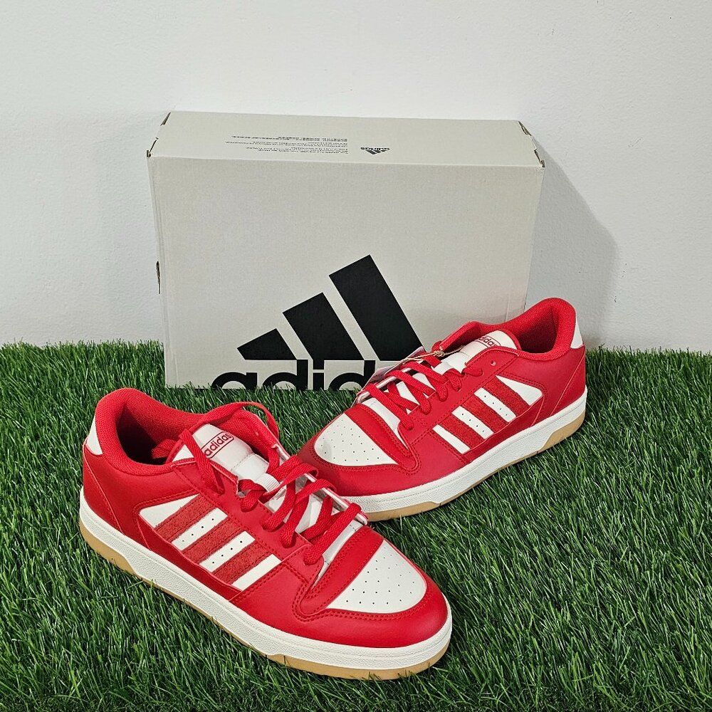 Adidas Break Start Shoes - Unisex (Men's 9.5/Women's 10.5) - Red / White -IH7964